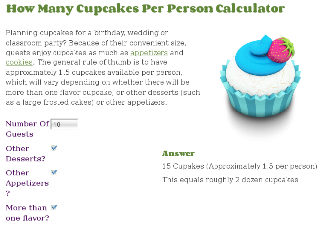 How Many Cupcakes Per Person Calculator | Calculate This! 2014-01-02 14-52-37
