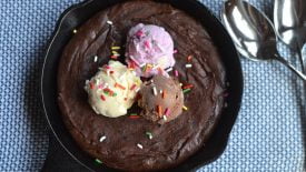 Brownie de frigideira ou panela (sem forno)